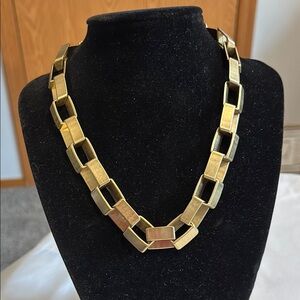Gold Chain Link Necklace